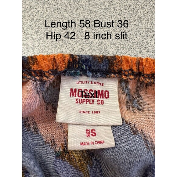 Mossimo Boho Long Strap Sun Dress Crochet small Flowy Black Blue Orange Teal - Picture 2 of 9